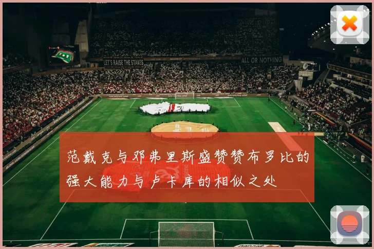 范戴克与邓弗里斯盛赞赞布罗比的强大能力与卢卡库的相似之处